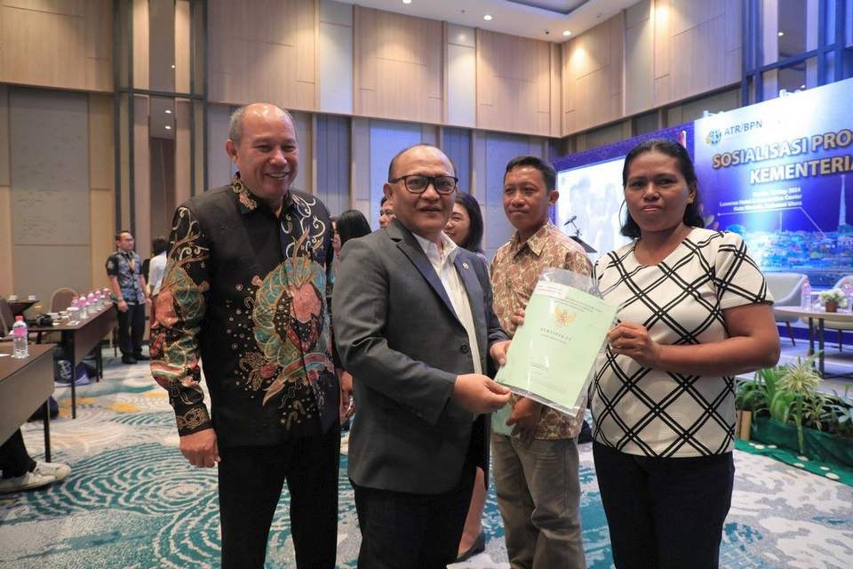 Sertipikat Tanah Akhirnya dalam Genggaman, Warga Kota Manado Merasa Lebih Pasti dan Aman
