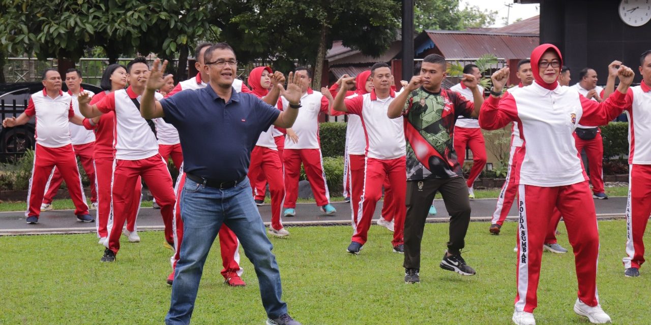 Jajaran Pemerintah Kota Payakumbuh Ikuti Olahraga Bersama Forum Koordinasi Pimpinan Daerah