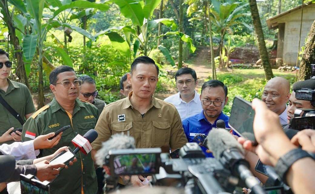 Menteri AHY Titip Pesan ke Indra Gunawan: Gebuk Saja Mafia Tanah Jangan Ragu!