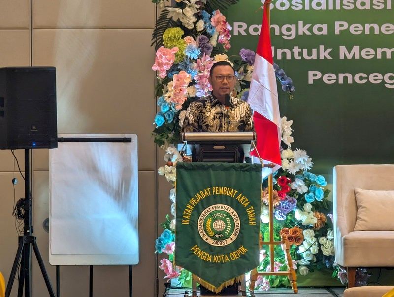 Sosialisasi Implementasi Kantor Elektronik, Kepala BPN Kota Depok Ungkap Modus Kejahatan Pertanahan