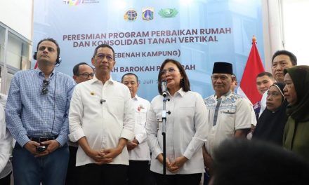 Bersama Kementerian ATR/BPN, Pemprov DKI Jakarta Resmikan Program Perbaikan Rumah dan Konsolidasi Tanah Vertikal