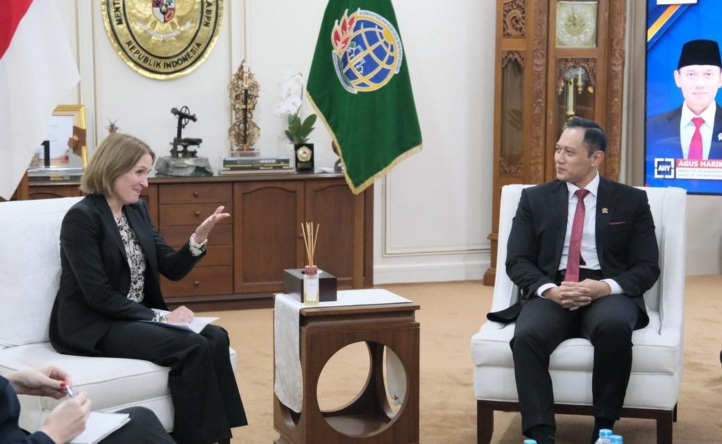 Terima Kunjungan Duta Besar Norwegia, Menteri AHY Pastikan Kemudahan Investasi Melalui Kepastian Hukum atas Tanah di Indonesia