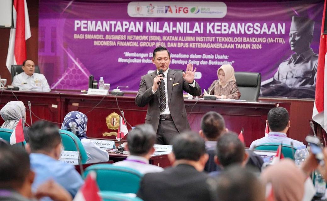 Hadir Menjadi Pembicara di Lemhannas, Menteri AHY: Butuh Kepemimpinan Transformasional untuk Wujudkan Indonesia Emas 2045