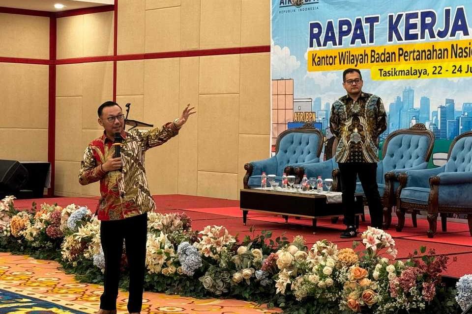 BPN Kota Depok Paparkan Alur Penanganan Mafia Tanah dalam Succes Story Rakerda se-Jawa Barat