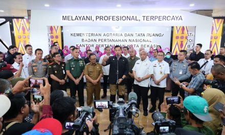 Apresiasi Revitalisasi Kantah Kota Bekasi, Menteri AHY Harapkan Bisa Semakin Meningkatkan Kualitas Layanan