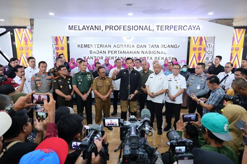 Apresiasi Revitalisasi Kantah Kota Bekasi, Menteri AHY Harapkan Bisa Semakin Meningkatkan Kualitas Layanan