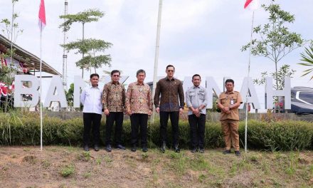 Akhiri Kegiatan di Kaltim, Menteri AHY Kunjungi Kantor Badan Bank Tanah di Penajam Paser Utara