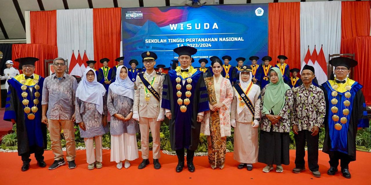 Apresiasi Wisudawan Terbaik STPN Tahun Akademik 2023/2024, Menteri AHY: Perlu Disiapkan Program Studi Banding untuk Menambah Wawasan