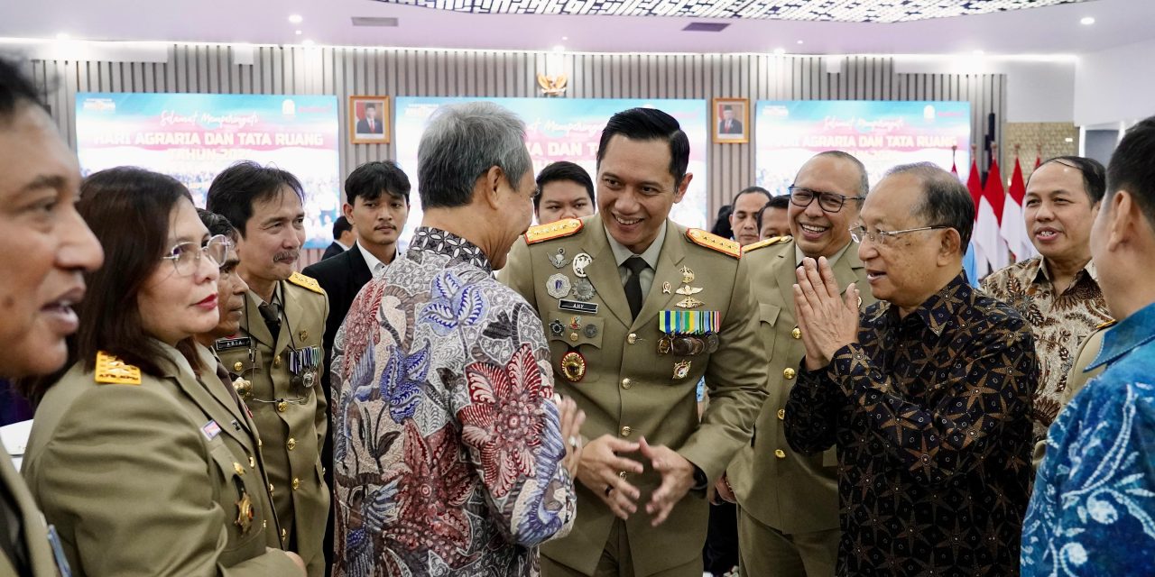 Ramah Tamah Peringatan HANTARU 2024, Menteri AHY: Bangun Kementerian dengan Sepenuh Hati dan Integritas Tinggi