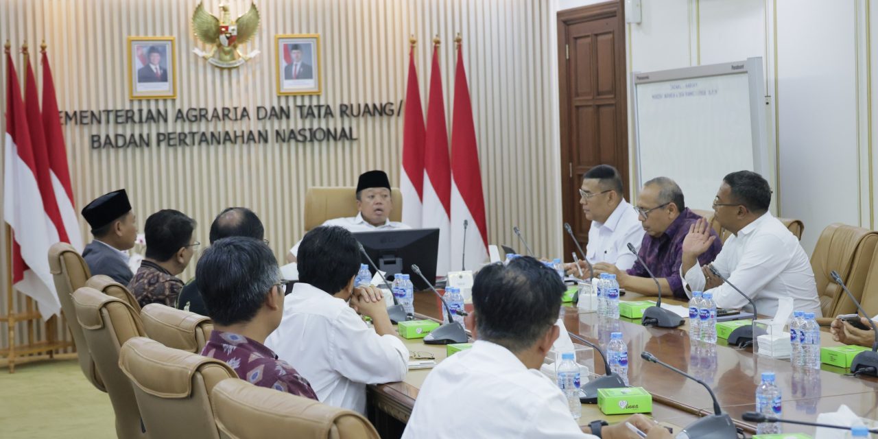 Terima Audiensi BIG, Menteri Nusron Perkuat Kolaborasi untuk Percepatan RTR dan PTSL