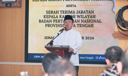 Kunjungan Kerja Pertama ke Jateng, Menteri Nusron: Samakan Gelombang Pemikiran dan Filosofi untuk Mencapai Tujuan