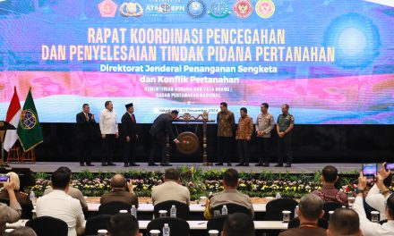 Buka Rakor Pencegahan dan Penyelesaian Tindak Pidana Pertanahan 2024, Menko Infra: Kita Tidak Tebang Pilih
