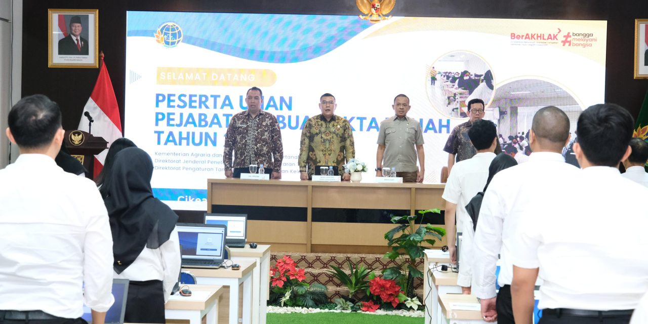 Buka Ujian PPAT 2024, Wamen Ossy Harapkan PPAT Turut Dukung Layanan Pertanahan yang Adil, Merata, dan Berkesinambungan