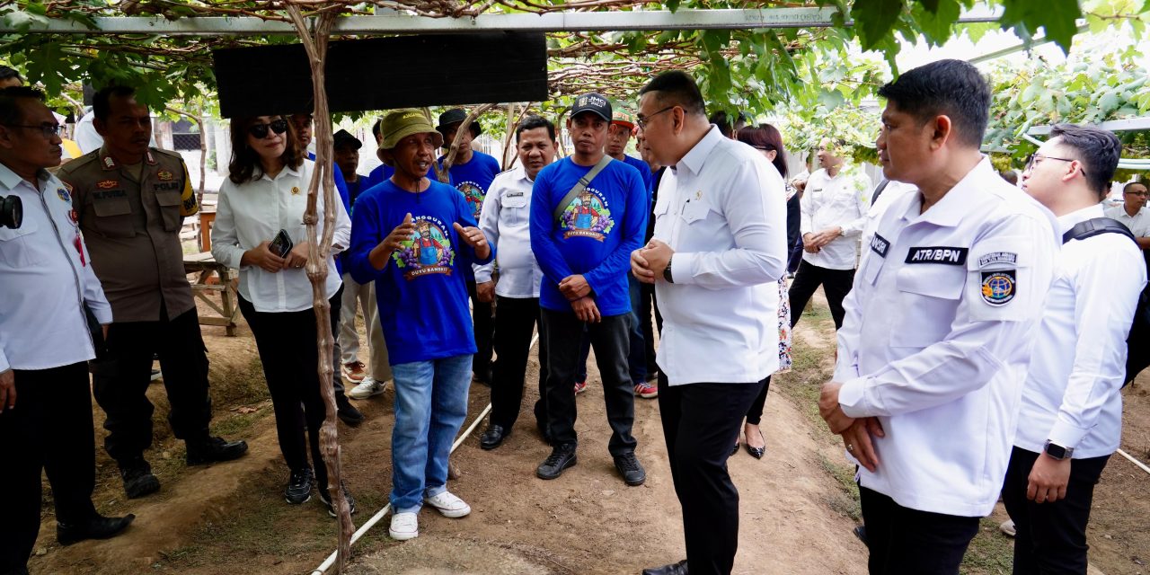 Wamen ATR/Waka BPN Antusias Kunjungi Kampung Reforma Agraria di Palu, Contoh Sukses Pemberdayaan Masyarakat