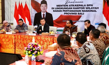Menteri Nusron Minta Jajaran Kanwil BPN Provinsi Bali Jawab Tantangan Birokrasi Modern