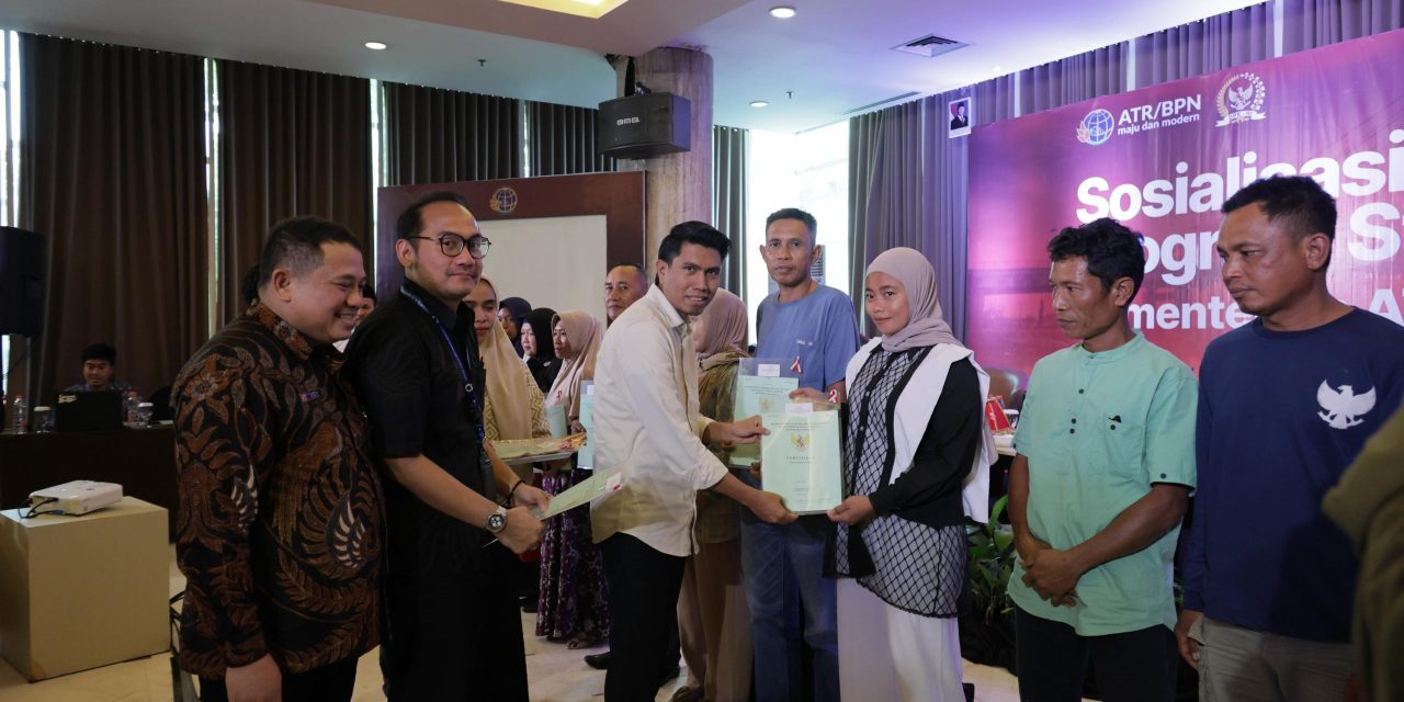 Apresiasi Sosialisasi Program Strategis Kementerian ATR/BPN, Wakil Ketua Komisi II DPR RI: Masyarakat Dapat Terlibat Aktif Menyelesaikan Masalah Pertanahan