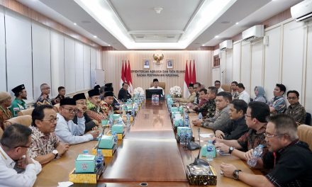 Rakor dengan Lembaga dan Organisasi Keagamaan Islam, Menteri Nusron Komitmen Percepat Sertipikasi Tanah Wakaf