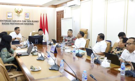 Bahas Intergrasi Data Pertanahan dan Pertanian, Menteri Nusron Terima Audiensi Wamentan Sudaryono