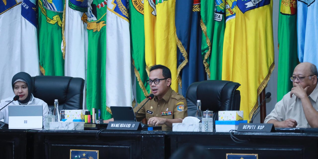 Wamendagri Bima Arya Minta Kepala Daerah Waspadai Lonjakan Harga Pangan dan Pastikan Serapan Gabah Maksimal