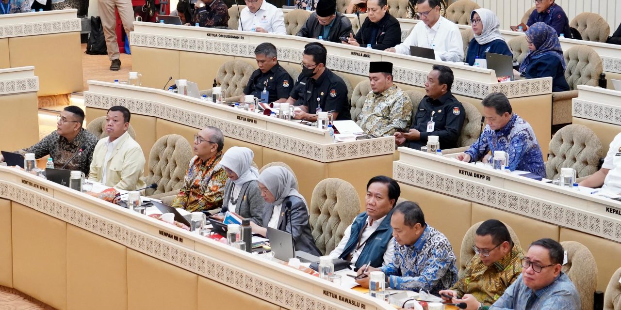 Raker Kementerian ATR/BPN dengan Komisi II DPR RI, Sepakati Pagu Anggaran 2025 Setelah Efisiensi Menjadi Rp4,4 Triliun