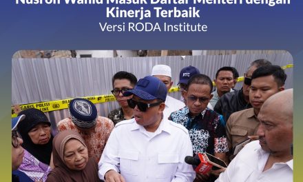 Nusron Wahid Masuk Daftar Menteri dengan Kinerja Terbaik Versi RODA Institute