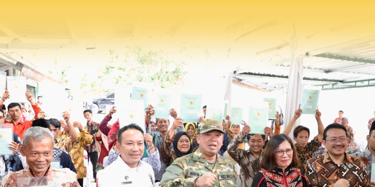 Sertipikat Hasil Konsolidasi Tanah Buat Warga Kabupaten Semarang Terbantu dalam Aspek Ekonomi dan Kurangi Kesenjangan Sosial