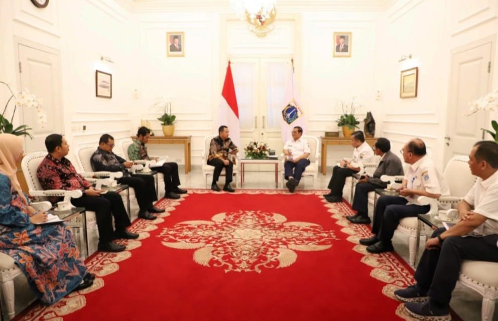Kakanwil BPN DKI Jakarta Lakukan Audiensi dengan Gubernur DKI Jakarta Bahas Sinergi Pertanahan dan Tata Ruang