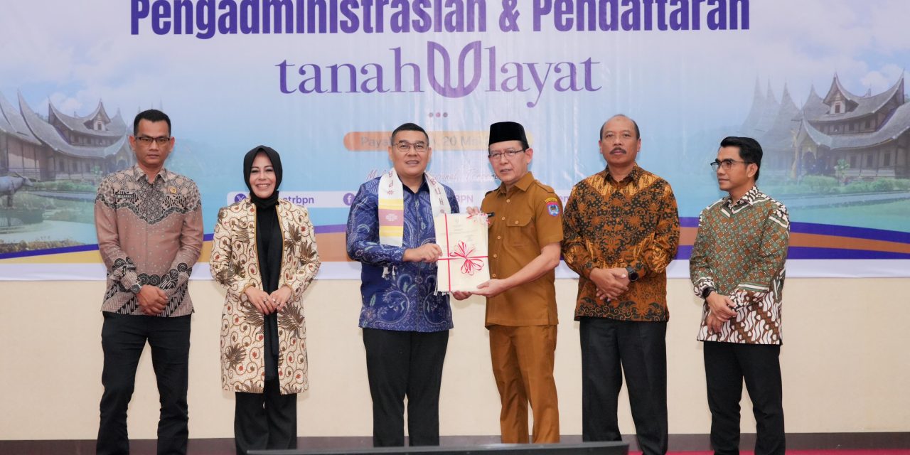 Sosialisasi di Payakumbuh, Wamen Ossy Sebut Pendaftaran Tanah Ulayat sebagai Bentuk Penghormatan Negara terhadap Adat dan Tradisi