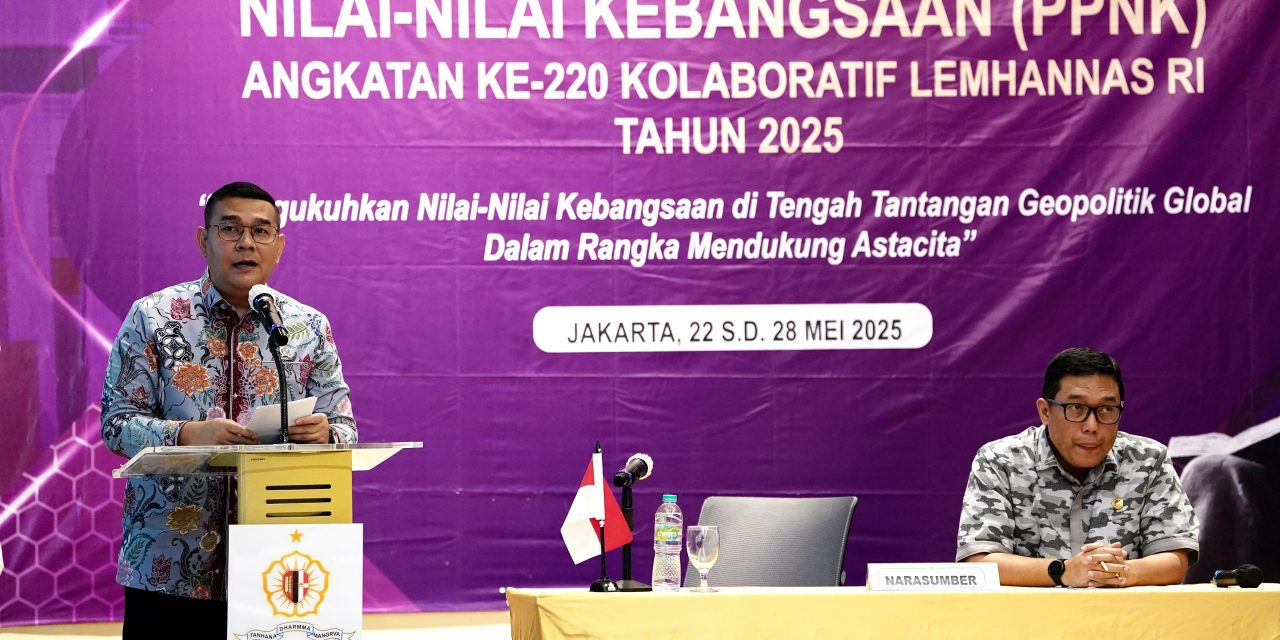 Wamen Ossy Jadi Pembicara di LEMHANNAS RI: Tanah dan Tata Ruang Pilar Ketahanan Nasional