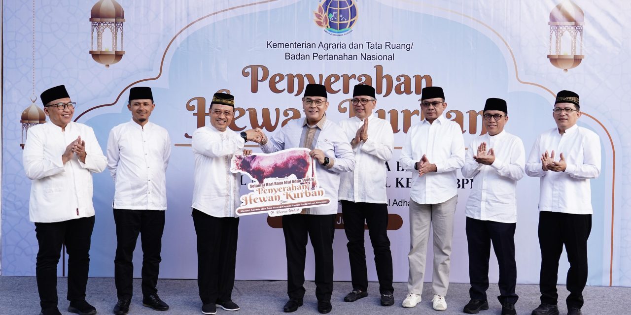 Iduladha 1446 H, Wamen Ossy Dermawan Ajak ASN ATR/BPN Jadikan Kurban Sebagai Refleksi Pengabdian Birokrasi