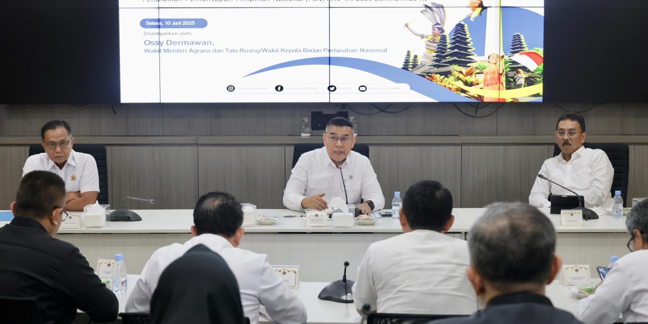 Terima Kunjungan P3N LEMHANNAS RI, Wamen Ossy Sampaikan Peran Kementerian ATR/BPN dalam Hilirisasi