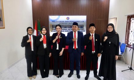 5 PPAT Banyuasin Disumpah, Dhona Lubis: Integritas Harga Mati