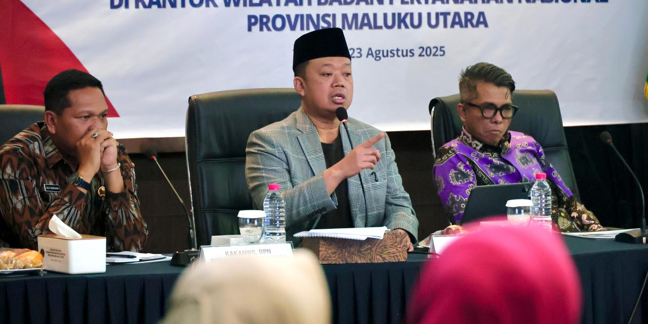 Pembinaan di Kanwil BPN Provinsi Maluku Utara, Menteri Nusron: Tugas Saya sebagai Menteri adalah Memberikan Kepastian dan Harapan