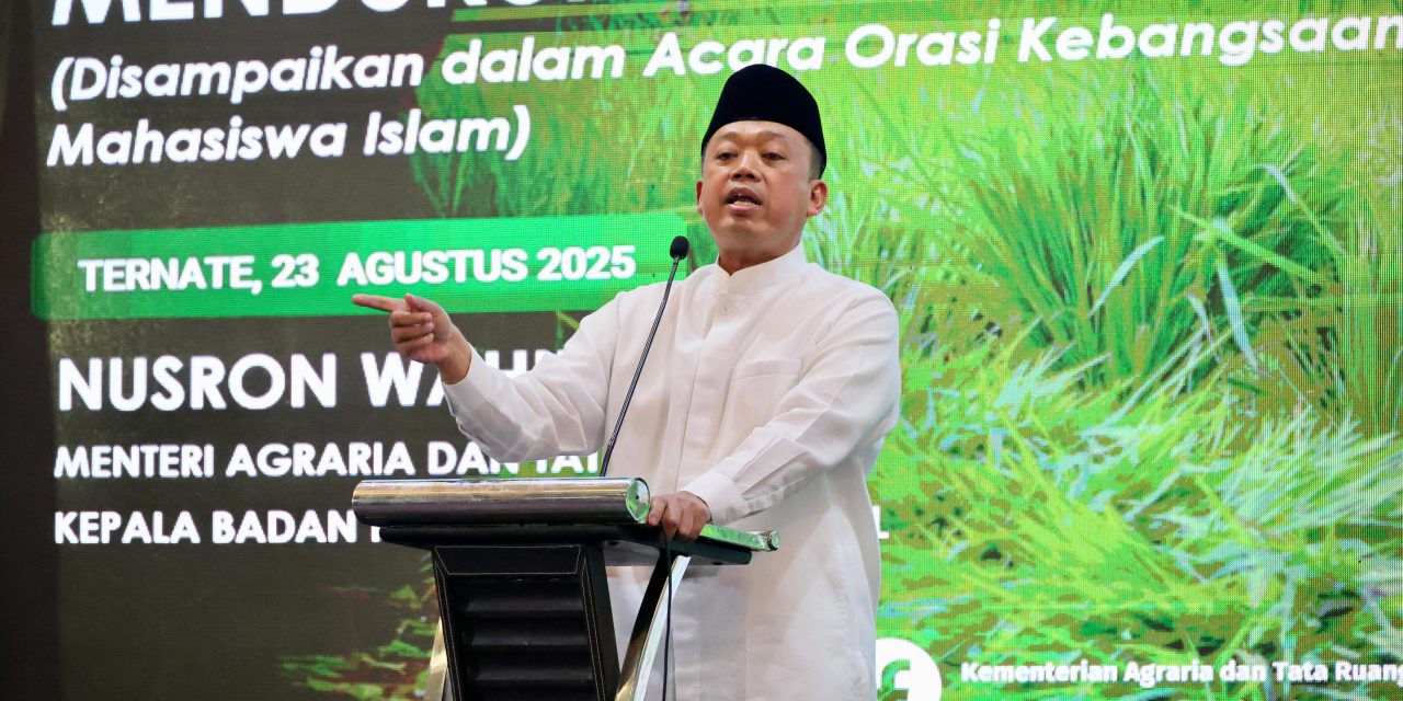 Sampaikan Orasi Kebangsaan di Rakor Regional KAHMI, Menteri Nusron: Penting untuk Mengambil Keputusan secara Adil