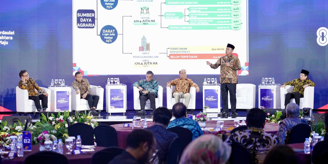 Jadi Pembicara #DemiIndonesia, Menteri Nusron: Siap Menahan Laju Alih Fungsi Lahan