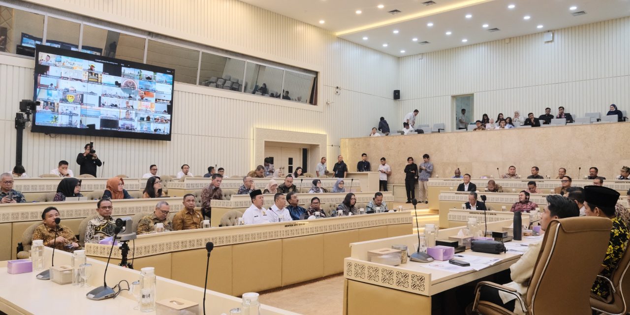 RDP dengan Komisi II DPR RI, Menteri Nusron Paparkan Progres Pendaftaran Tanah Capai 98%