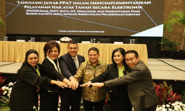 Kolaborasi dengan IPPAT Jadi Kunci Transformasi Layanan Pertanahan, Wamen Ossy Pastikan Adanya Transparansi, Akuntabilitas, dan Kepastian Hukum