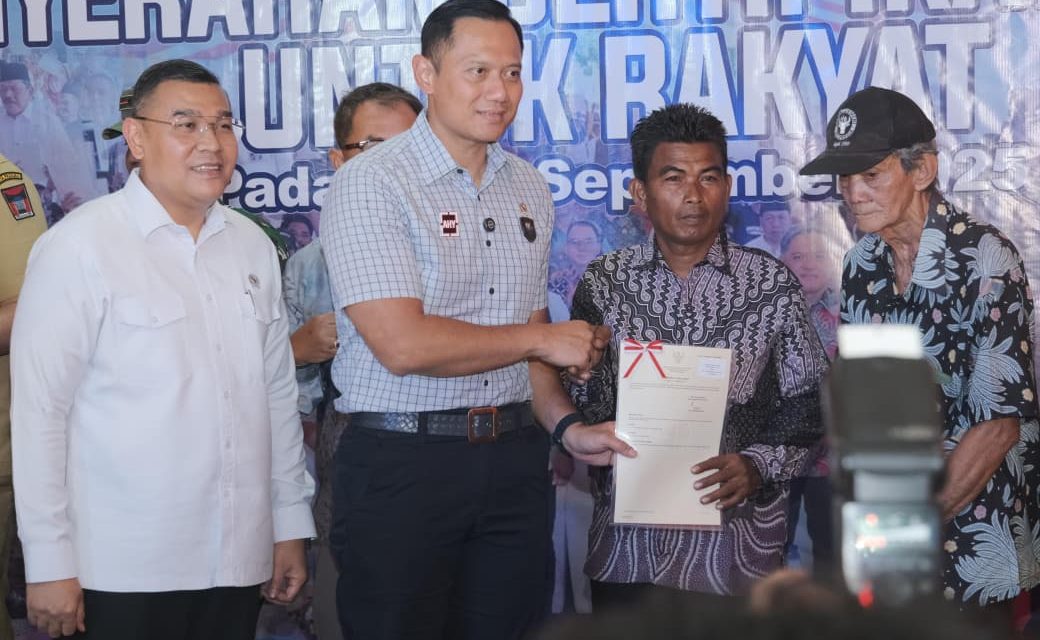 Lewat Sertipikasi, Kementerian ATR/BPN Pastikan Pengelolaan dan Kepastian Hukum Atas Tanah Ulayat di Sumatra Barat