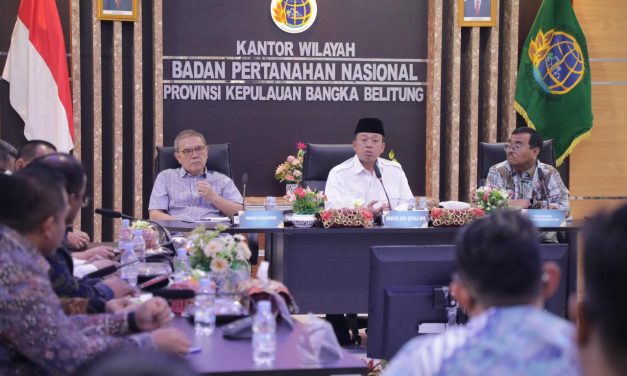 Beri Arahan ke Jajaran di Kepulauan Bangka Belitung, Menteri Nusron: Tugas Kita Memastikan Tanah Rakyat Aman