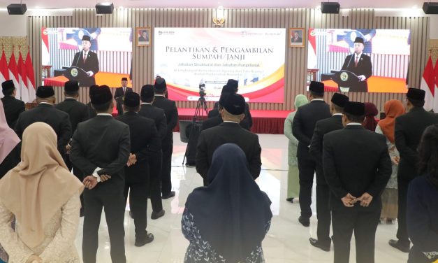 Lantik 804 Pejabat, Menteri Nusron: Pelantikan Berkala Cerminkan Organisasi yang Sehat