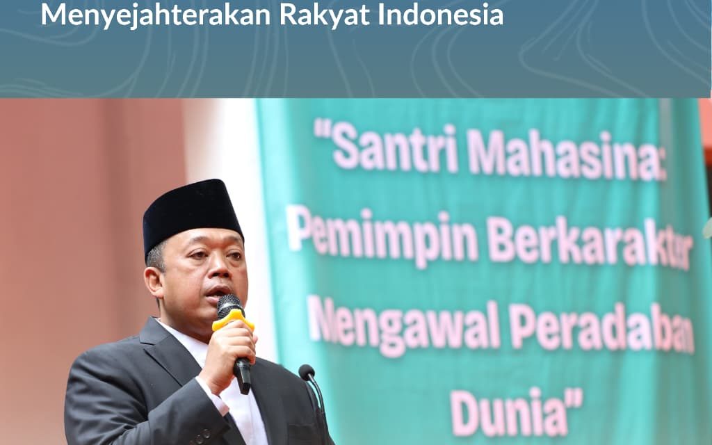 Peringati Hari Santri Nasional 2025, Menteri Nusron: Jadi Generasi yang Menyejahterakan Rakyat Indonesia