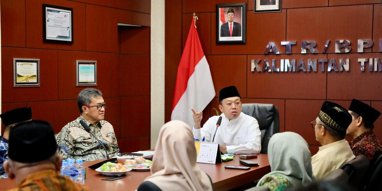 Dari Hati ke Hati, Menteri Nusron Bahas Sertipikasi Tanah Wakaf dan Rumah Ibadah di Kaltim