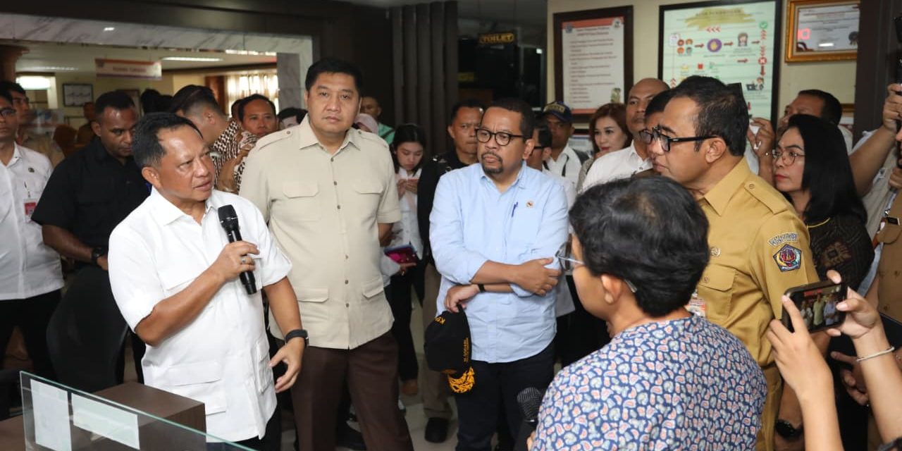 Tito Karnavian Tinjau MPP Denpasar, Pastikan Pembebasan BPHTB dan PBG Berjalan Efektif