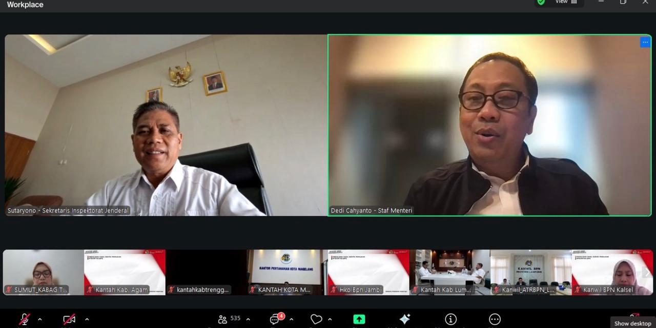 Kementerian ATR/BPN Sosialisasikan Hasil SPI KPK 2025 ke Jajaran untuk Peningkatan Kualitas Layanan dan Tata Kelola Pertanahan